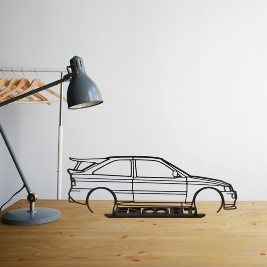 Ford Escort RS Cosworth Silhouette - Premium  from Plottnprint - Just $19.90! Shop now at Plottnprint