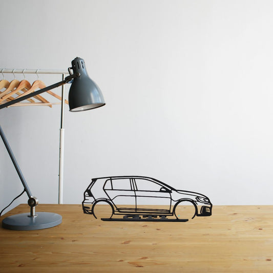 VW Golf 7 GTI Silhouette - Premium  from Plottnprint - Just $19.90! Shop now at Plottnprint